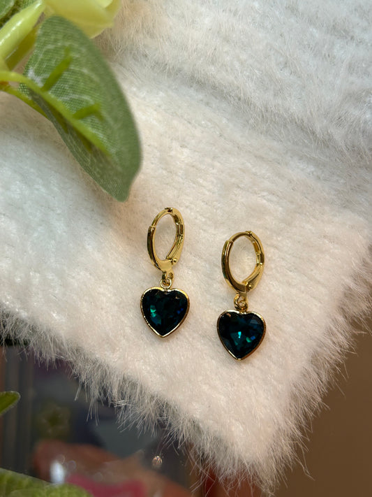 Gilded Heart Earrings